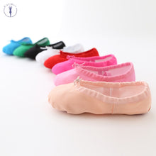 Load image into Gallery viewer, Kids Dance Shoes Soft Canvas High Quality Ballet shoes