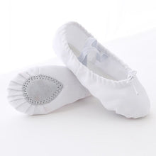Load image into Gallery viewer, Kids Dance Shoes Soft Canvas High Quality Ballet shoes
