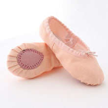 Load image into Gallery viewer, Kids Dance Shoes Soft Canvas High Quality Ballet shoes
