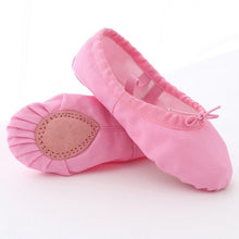 Load image into Gallery viewer, Kids Dance Shoes Soft Canvas High Quality Ballet shoes