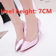 Load image into Gallery viewer, Frauen High Heels Women Fashion Golden Comfortable Slip