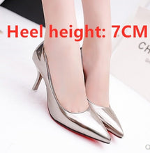 Load image into Gallery viewer, Frauen High Heels Women Fashion Golden Comfortable Slip