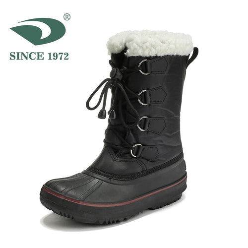 Outdoor Kids Snow Boots Waterproof Fur Insulated Warm Fashion