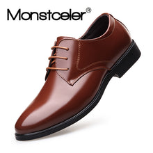 Load image into Gallery viewer, Brand Designer Leather Men&#39;s Dress Shoes