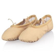 Load image into Gallery viewer, Professional Child Girls Kids Cotton Canvas Soft  Ballet Dance Practice Shoes