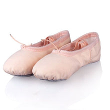 Load image into Gallery viewer, Professional Child Girls Kids Cotton Canvas Soft  Ballet Dance Practice Shoes