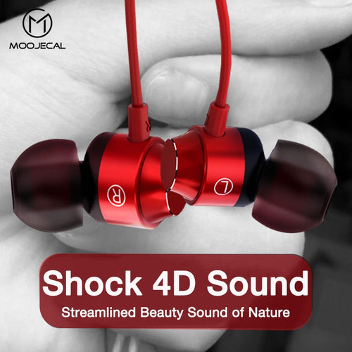Super Bass Sound Earbud Headphone with Mic for Phones Samsung Xiaomi Iphone Apple ear phone