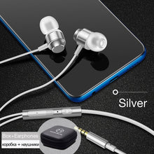 Load image into Gallery viewer, Super Bass Sound Earbud Headphone with Mic for Phones Samsung Xiaomi Iphone Apple ear phone