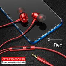 Load image into Gallery viewer, Super Bass Sound Earbud Headphone with Mic for Phones Samsung Xiaomi Iphone Apple ear phone
