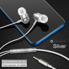 Load image into Gallery viewer, Super Bass Sound Earbud Headphone with Mic for Phones Samsung Xiaomi Iphone Apple ear phone